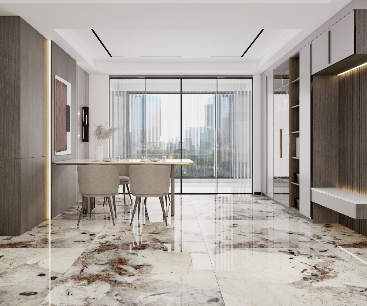 Gạch lát nền 120x120 NK-121218 với chất lượng được kiểm tra chặt chẽ theo quy chuẩn châu Âu