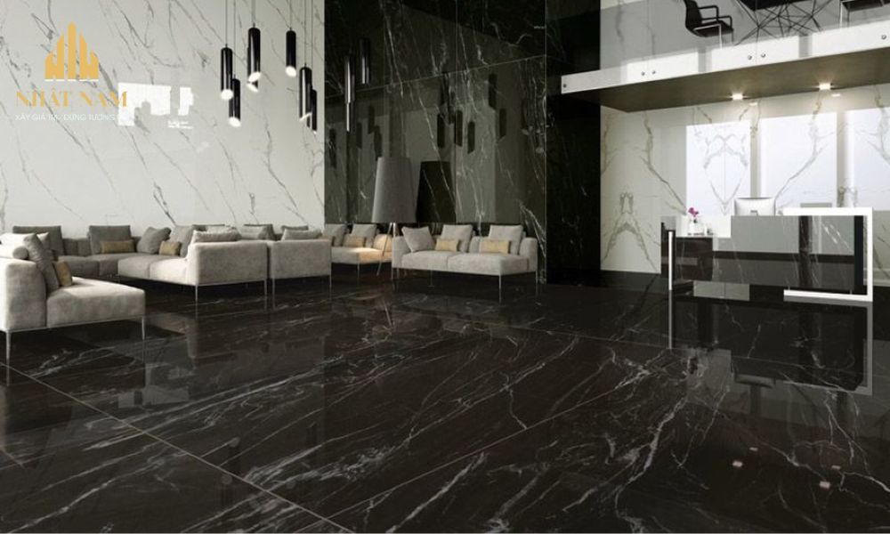 Top các mẫu gạch lát nền 60×60 màu đen đẹp, tinh tế cho không gian sống